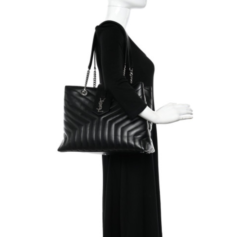 YSL Monogram Matelasse Large Loulou Shopper Bag - Picture 2 of 13